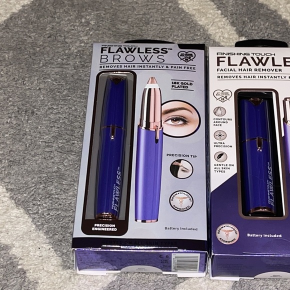 Finishing Touch Flawless Brows and Facial Hair Remover Set - Picture 2 of 7